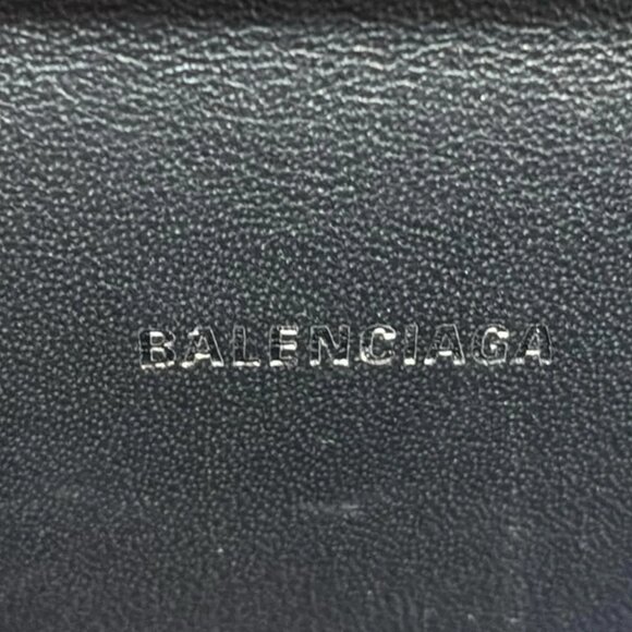 Auth BALENCIAGA Sharp Bag XS 594938 Black Leather - Shoulder Bag - Picture 8 of 8